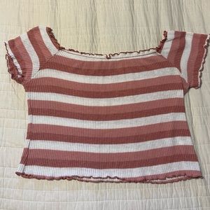 Square neck/off the shoulder top